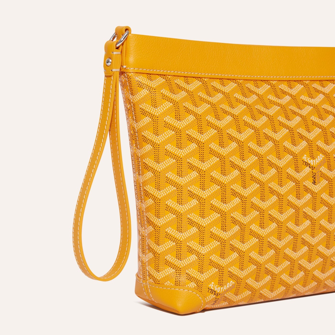 Goyard Conti Pouch Yellow - Image 3